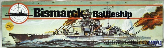 MPC 1/600 Bismarck Battleship - (ex-Airfix), 1-5101 plastic model kit